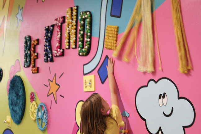 Lupine Sensory Mural